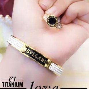 TiTanium set gelang cincin R71