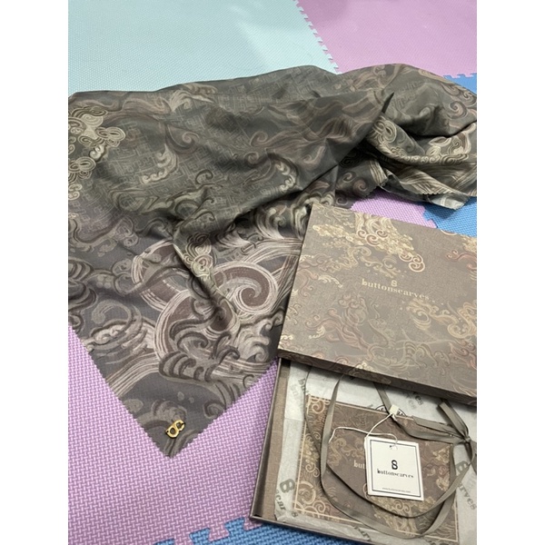 Buttonscarves Wave series STORMY (Preloved)