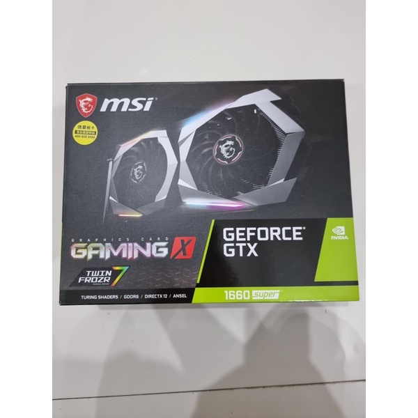 VGA MSI Geforce GTX 1660 Super Gaming X 6GB DDR6