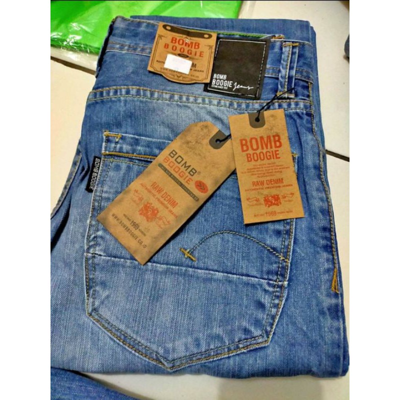 DJ // CELANA BOMBOGIE BAHAN ORIGINAL JEANS / CELANA PANJANG PRIA TERBARU / NEW PRODUCK