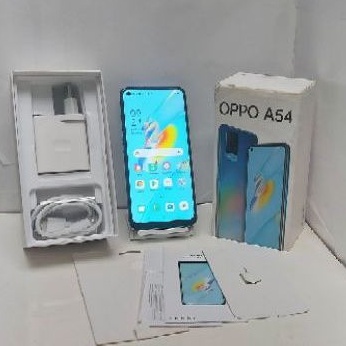 Oppo A54 6/128GB Second Fullset Mulus ex Garansi Resmi