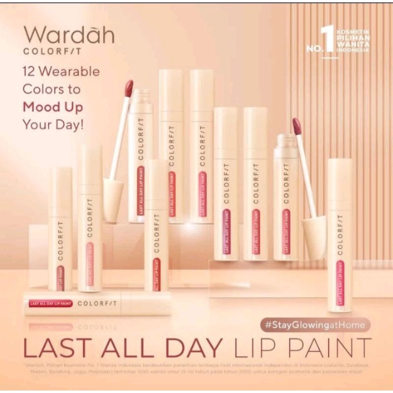Wardah colorfit last all day lip paint