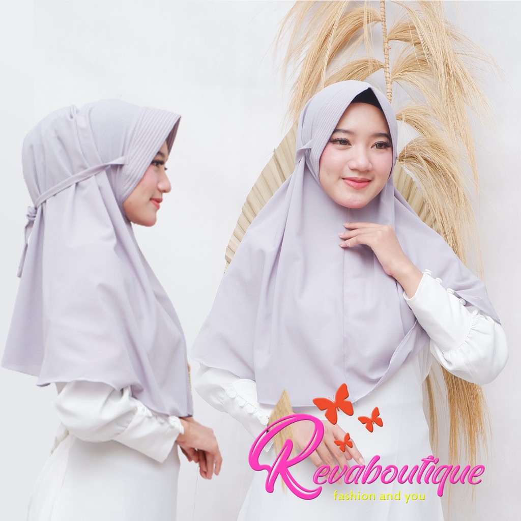 Hijab Bergo maryam Pet Diamond Stretch Nyaman