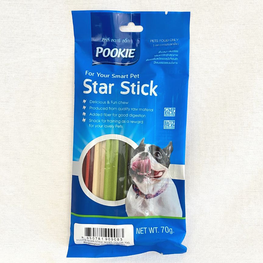 

POOKIE Snack Dental Anjing STAR Stick MIX 70g