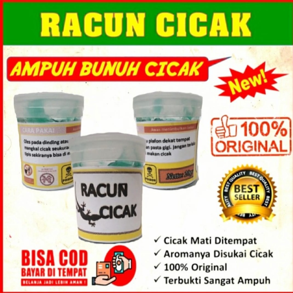 RACUN PEMBASMI CICAK / PEMBASMI CICAK DAN TOKEK MURAH