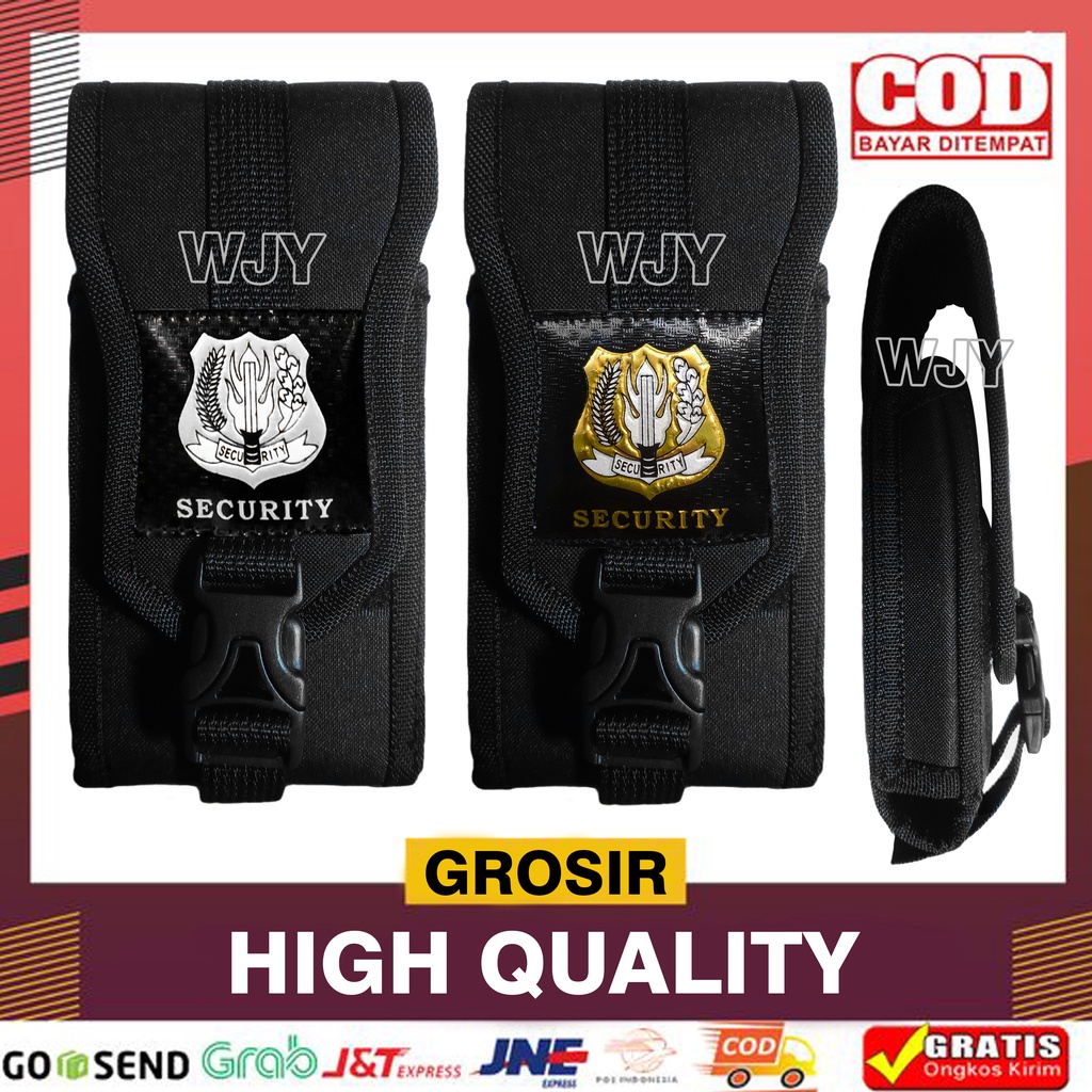 SARUNG HP SECURITY SARUNG HP PINGGANG TACTICAL LOGO SECURITY