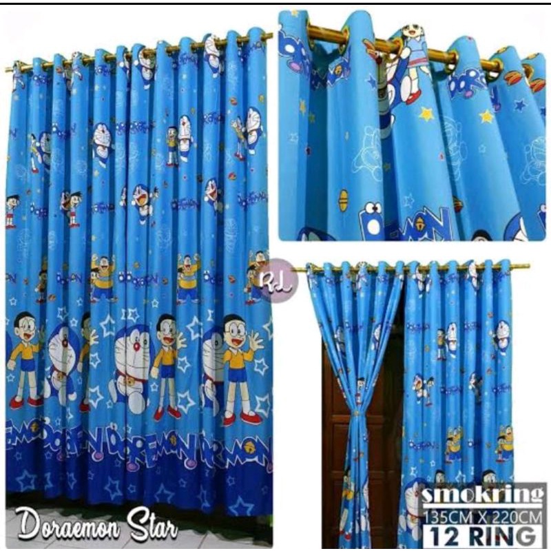 GORDEN SMOKRING 12 RING MOTIF DORAEMON