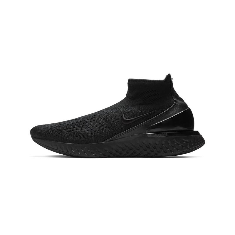 rise react flyknit black