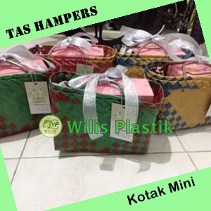 TAS Souvenir Tas Anyaman Plastik Tas souvenir murah untuk BERKATAN HAMPERS Souvenir Parcel Hantaran Sembako Wadah Thinwall Sterofoam