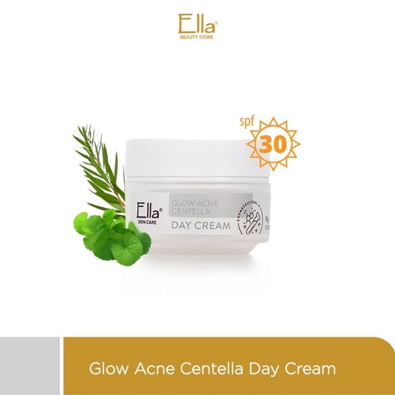 ella skincare glow day acne centella cream siang ella untuk kulit berjerawat / day cream ella skinca
