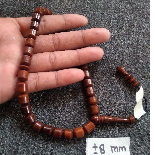 tasbih kokka peluru ± 8 mm ( 8mm ) 33 butir