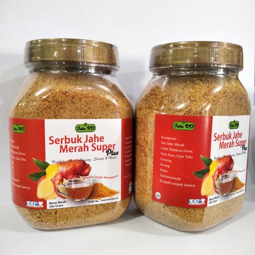 

Serbuk Jahe Merah Serbuk Jahe Merah Super Plus Madu - Ginseng - Mahkota Dewa - Gula - Jahe Merah RD 330 Gr - Jahe Asli