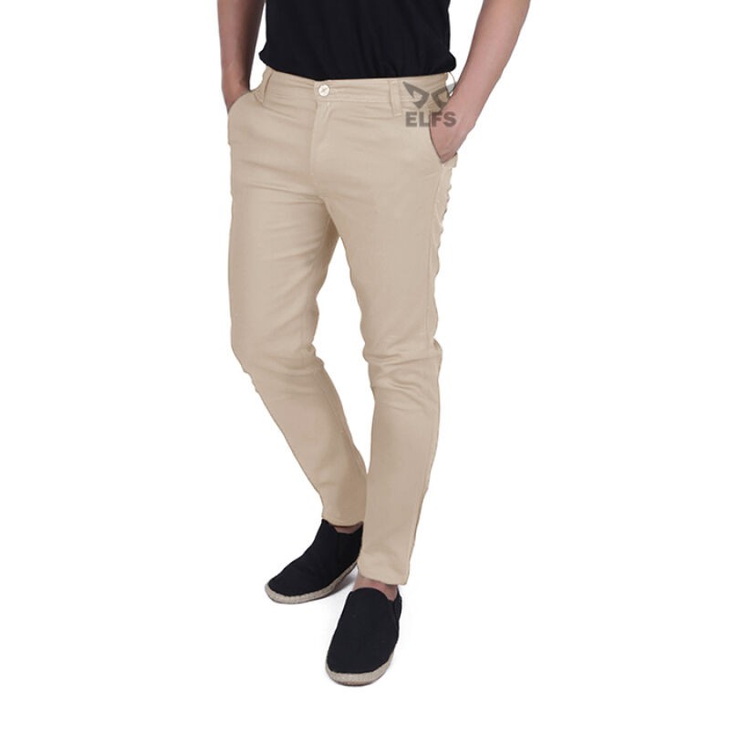 CELANA CHINO JEANS KREM