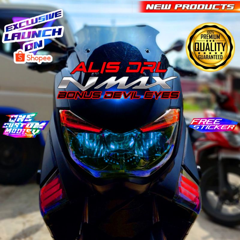 LAMPU ALIS DRL LED BONUS DEVIL EYES NMAX LAMPU SENJA NMAX LAMPU LED NMAX LAMPU LIS NMAX NMAX LAMA NM