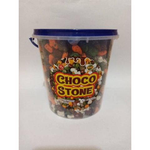 coklat stone choco stone kerikil original 850gram coklat asli kemasan ember