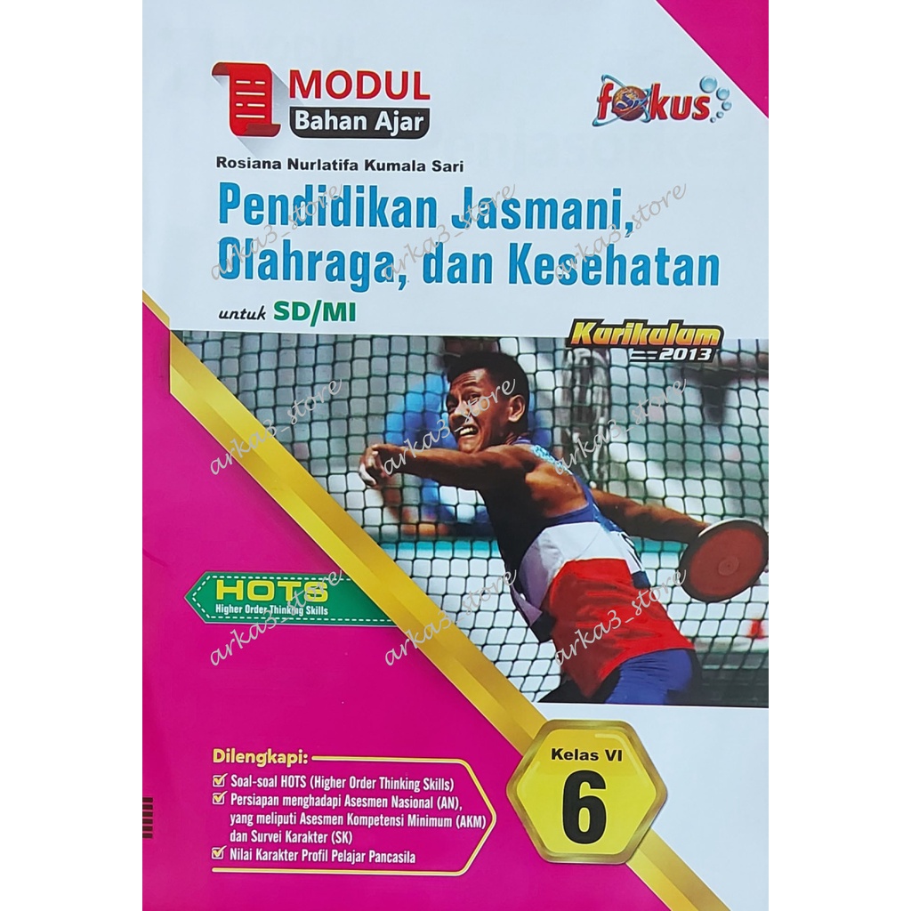 Lks Fokus PJOK Kls 6 SD/MI Semester 1 & 2