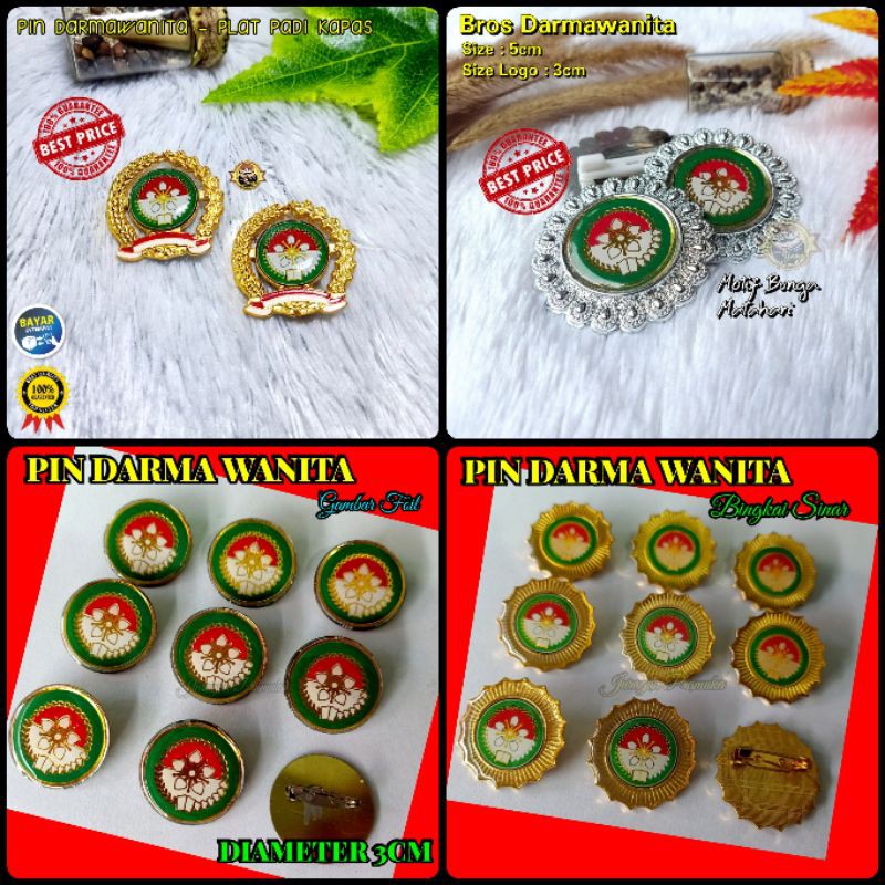 PIN DHARMA WANITA 4 VARIAN