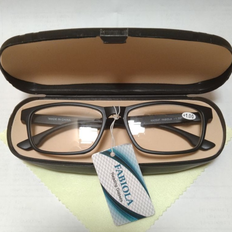 Kacamata Baca, Kaca mata Plus Untuk Rabun Dekat Frame Unisex