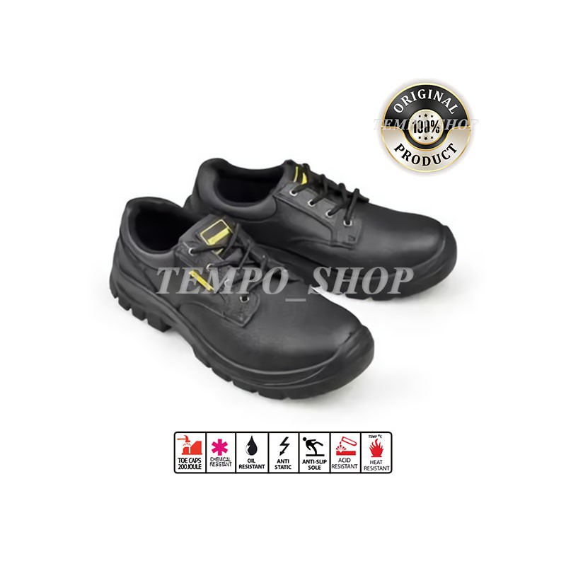 Jual Krisbow Sepatu Safety Maxi 4 Inch Hitam Ukuran 38 44 Indonesiashopee Indonesia