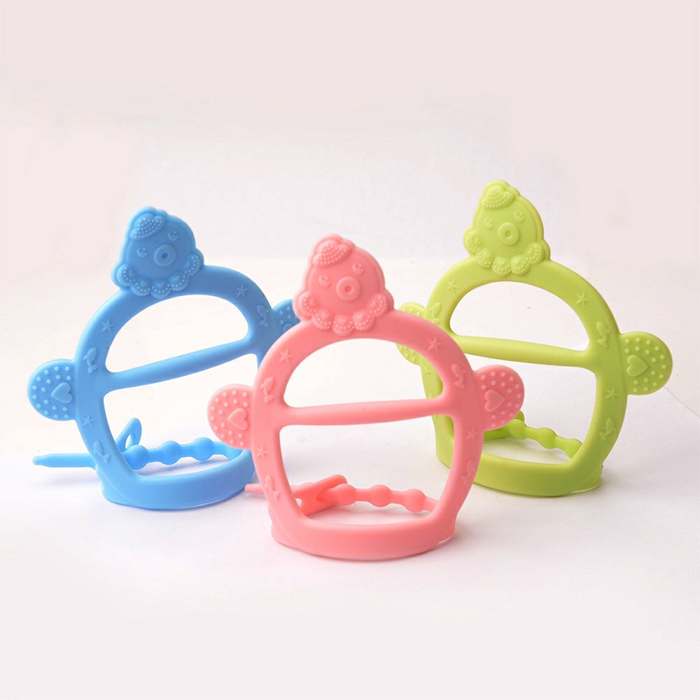 Teether / Teether Gelang / Gigitan Bayi Bentuk Gelang karet mainan bayi