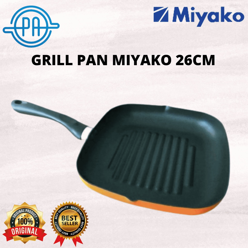 Grill Pan MIYAKO GP26A 26cm / Panci pemanggang