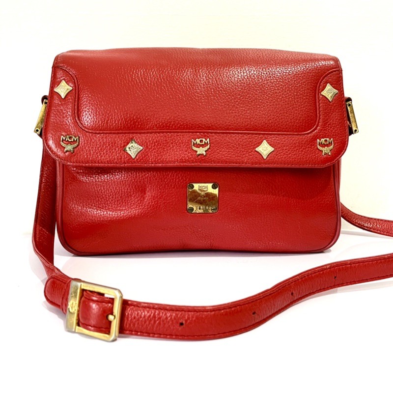 tas MCM original second preloved branded authentic kulit asli