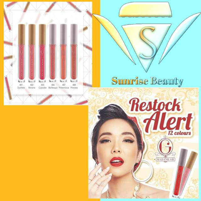 MADAME GIE MAGNIFIQUE LIP LIQWIDE - Lipstik , lip tint , lipbalm lip cream,liptin Original Bpom