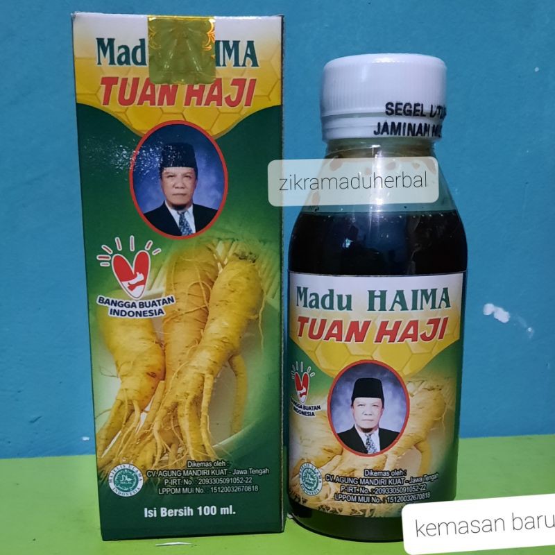 Madu Haima Tjap Tuan haji 1953 khusus pria dewasa