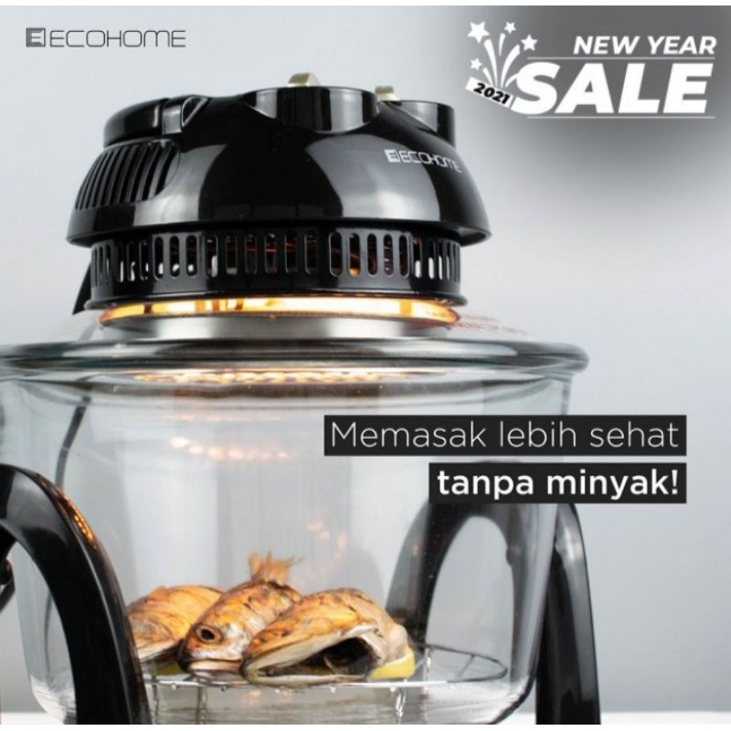 ECOHOME Halogen Air Fyer Oven 8 in 1 EHO-777.