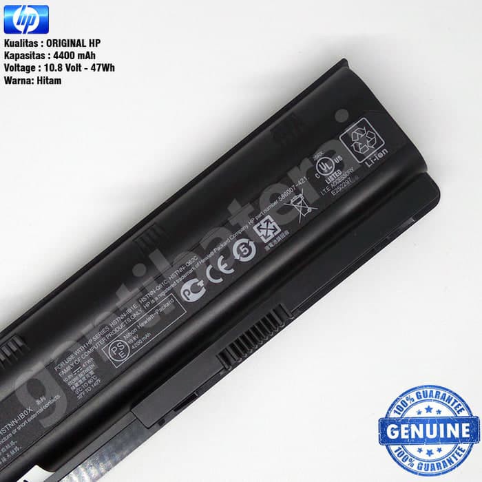 Baterai batre ORIGINAL Laptop HP 1000 Series HP1000 Battery MU06