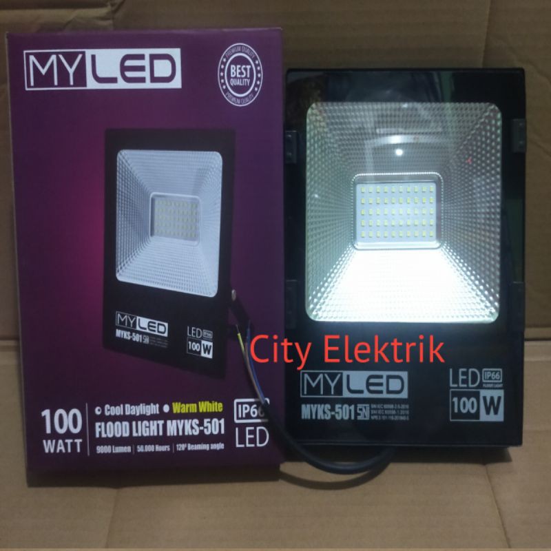 Lampu Sorot / Lampu Tembak 100 Watt MY LED ( Putih )