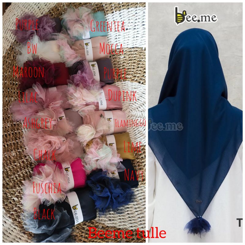 beeme tulle kerudung