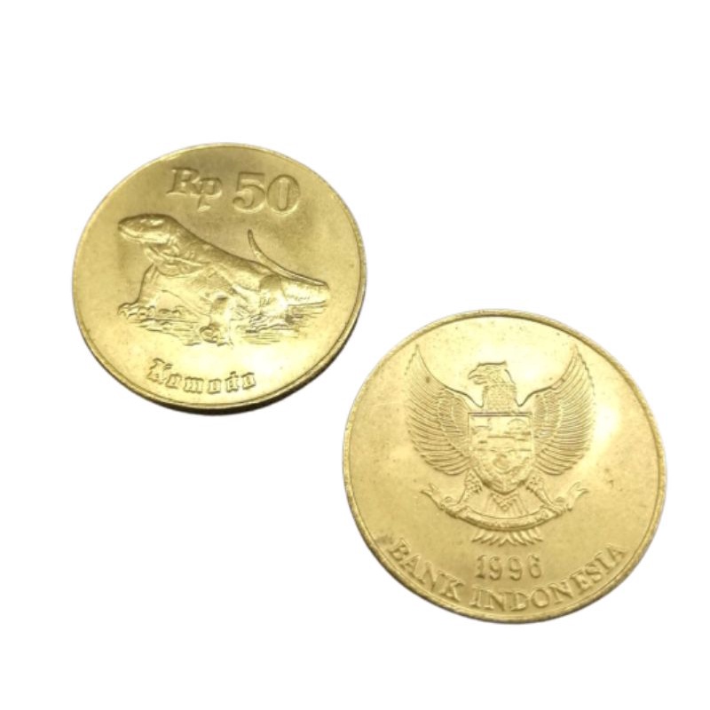 Uang Koin Kuno Indonesia 50 Rupiah Komodo Dijamin Asli Murah Bergaransi Cocok Untuk Mahar nikah