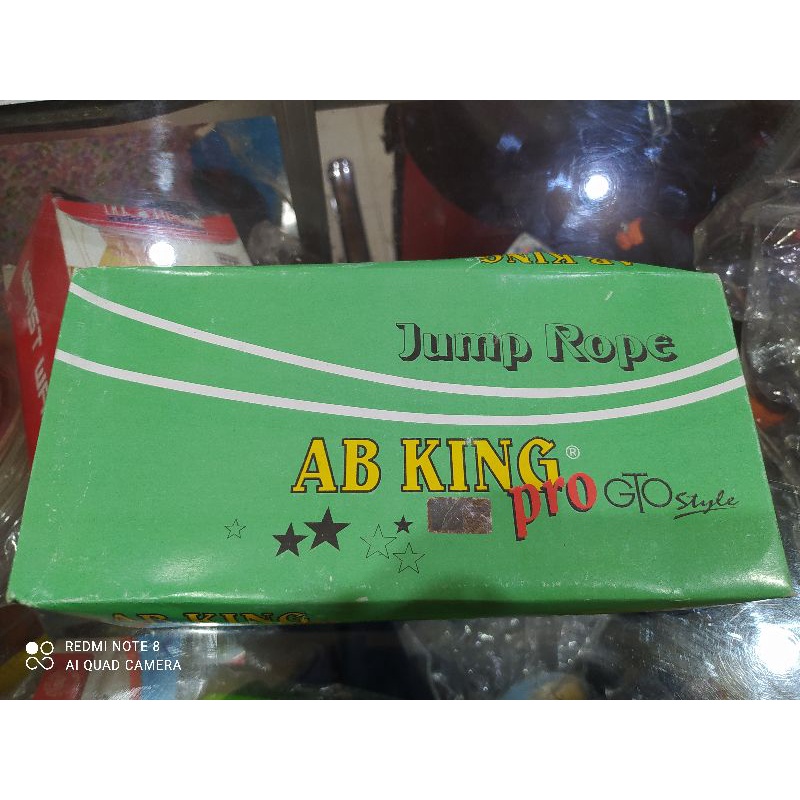 Lompat tali Skiping kayu Gto ab king Pro