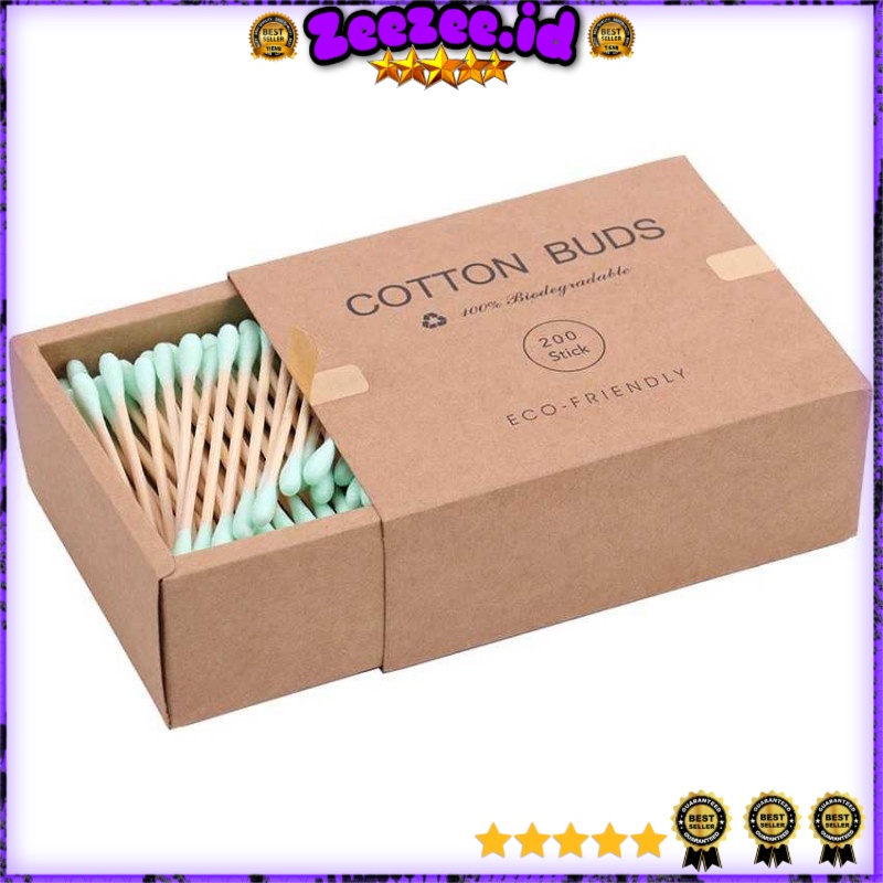 Selection Cotton Bud buds Korek Kuping telinga charmi pembersih bukan pigeon huki kayu bambu