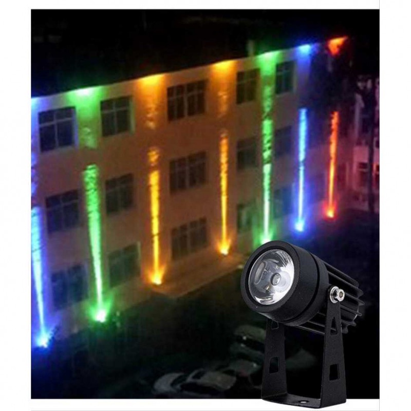 Lampu Sorot Dekorasi Ruangan Taman RGB Garden Spotlight 3W Waterproof