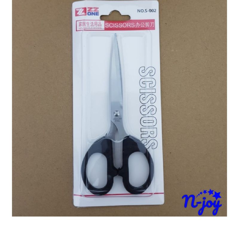 

Gunting Kertas Sedang 16cm Warna Hitam Stainless Steel