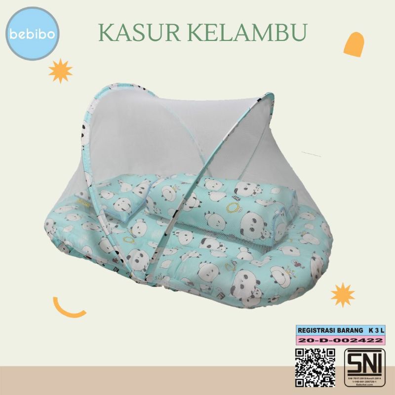 Kasur lipat kelambu bayi