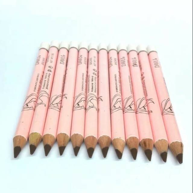 PENSIL ALIS DAVIS PINK. WARNA COKLAT