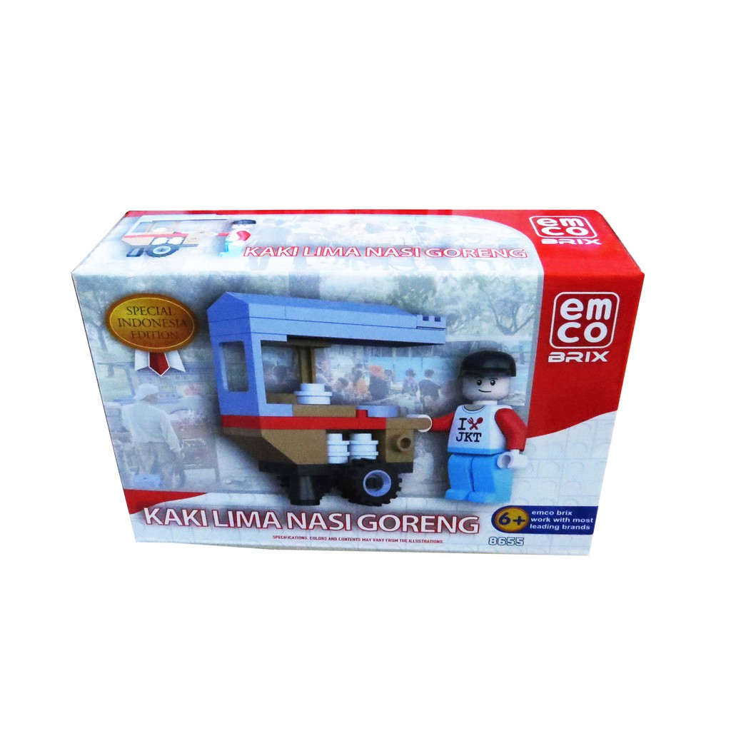 Emco Lego Brix Special Edition Kaki Lima Nasi Goreng. Baru Murah