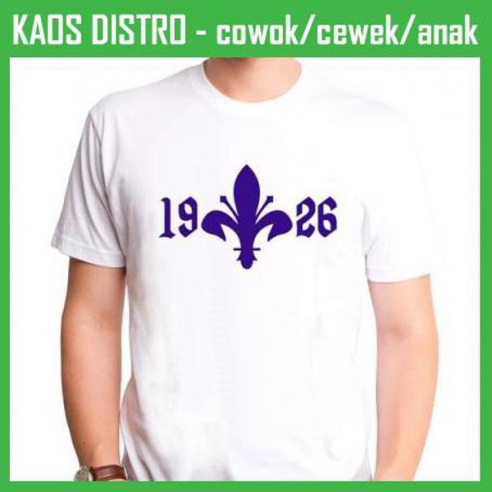 Kaos Tshirt Baju Combed 30S Distro FIORENTINA 1926