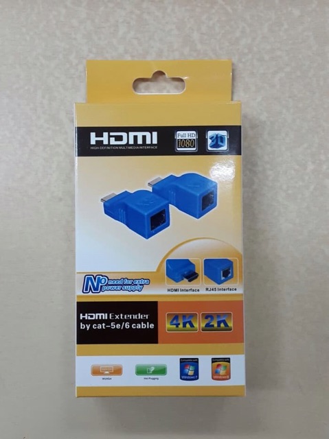 HDMI EXTENDER 30M - 30 meter RJ45 cat5e / cat6e