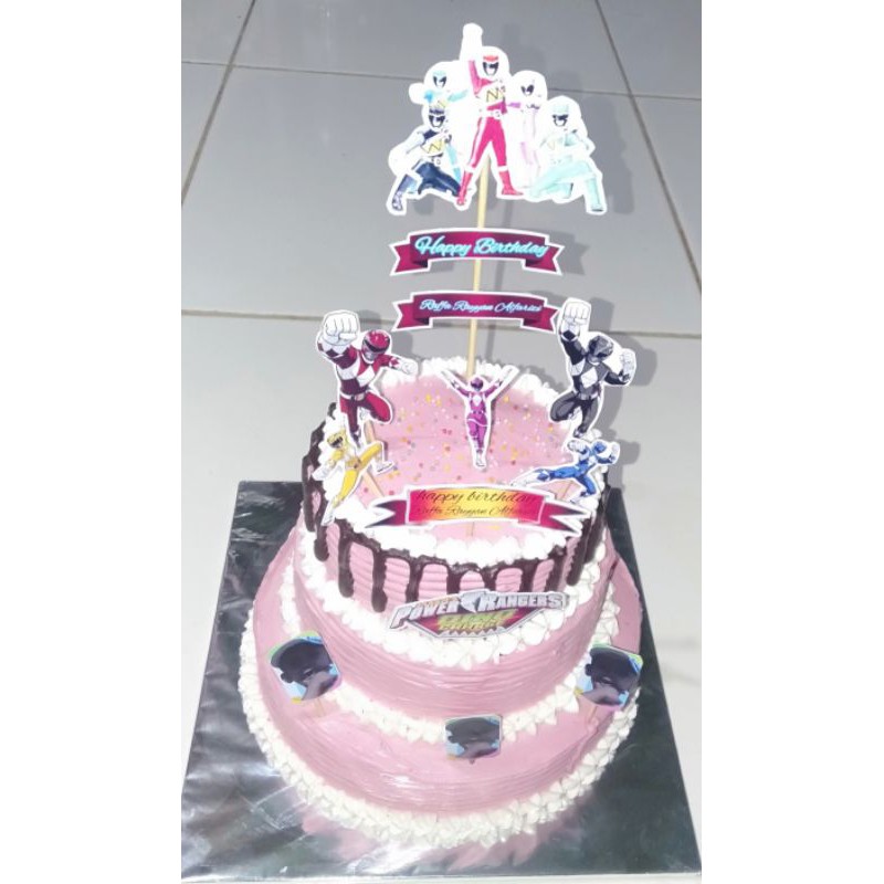 

kue ultah karakter power rangers