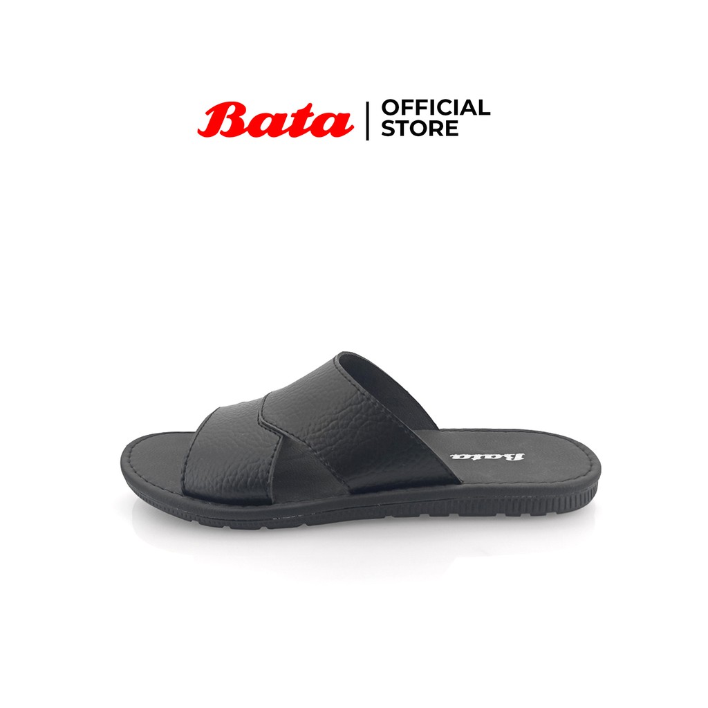 Bata Sandal Pria Slav Black - 8716179