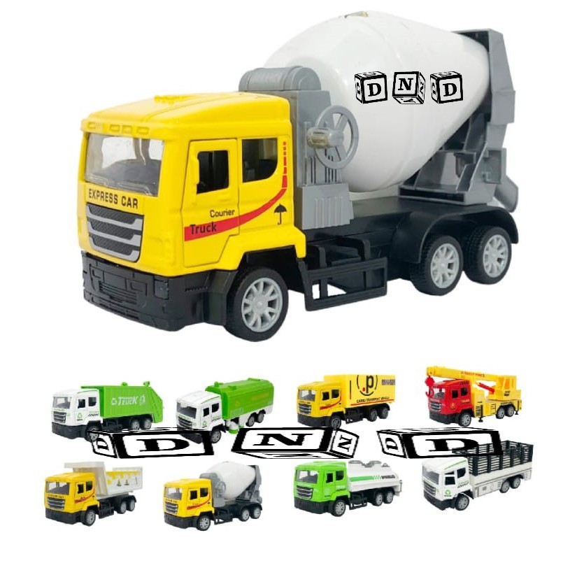  Mainan  Anak Diecast Mobil Truck of City Hero Kontruksi 