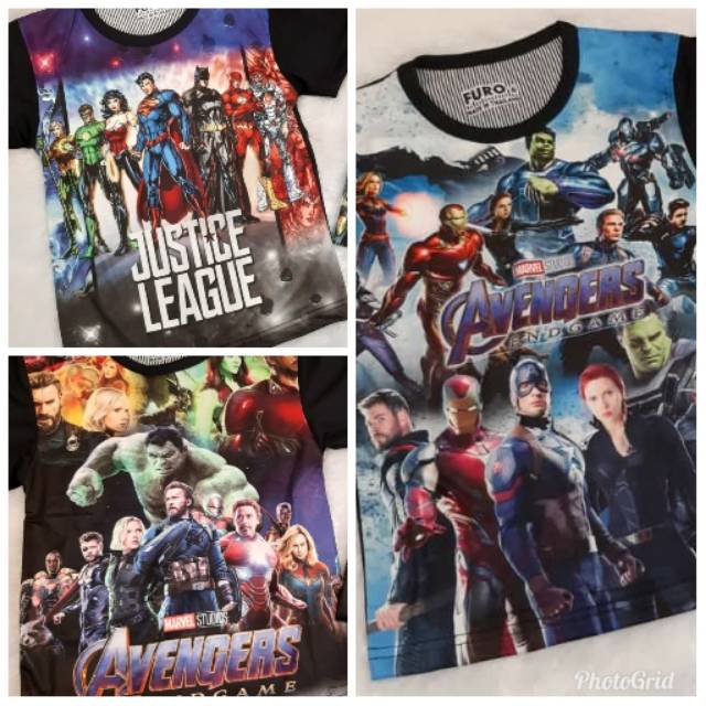 Kaos anak cowok furo : Avenger uk 2-3
