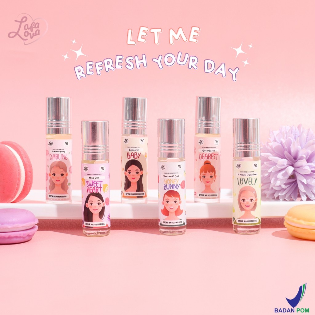 [FREE GIFT] LAFALOVA X VICHIRA PARFUM BPOM LAFALOVA X VICHIRA ROLL ON 6ml