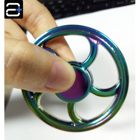 Metal Fidget Spinner Wheels Rainbow Fidget Spinner Metallic