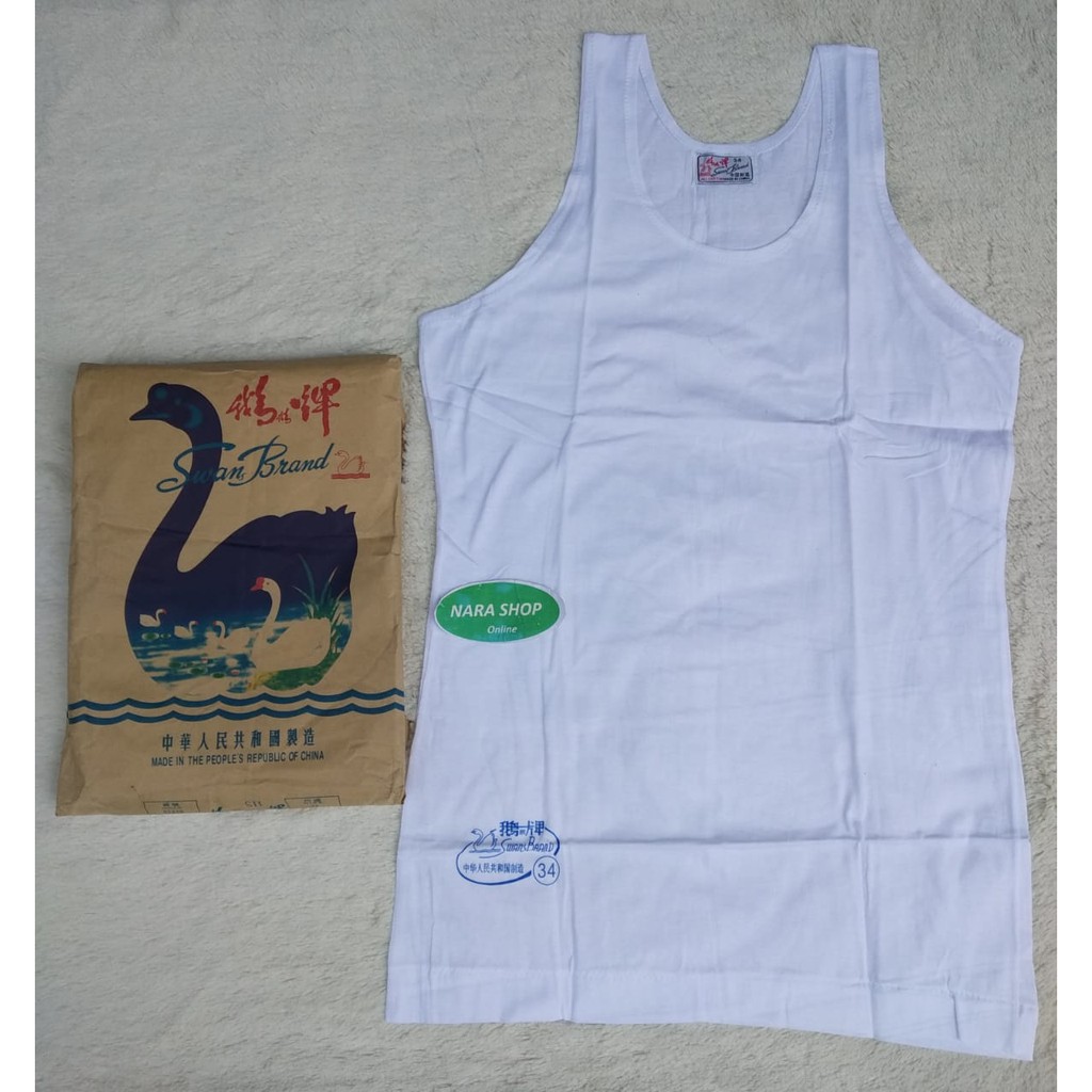 SINGLET SWAN Uk 38,40,42 | Kaos Kutang Swan Brand| Kaos Dalam Pria | Singlet Pria | Kaos Dalam Pria