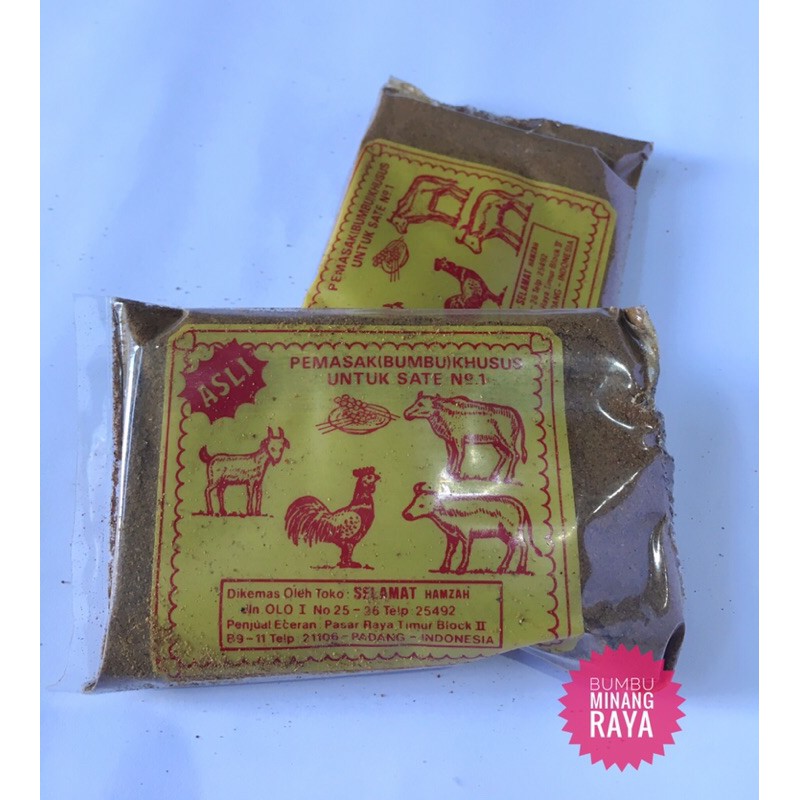 

BUMBU SATE /PEMASAK PADANG
